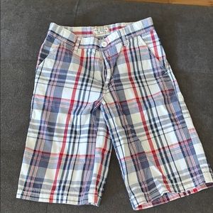 Arizona plaid shorts Sz 12 like new